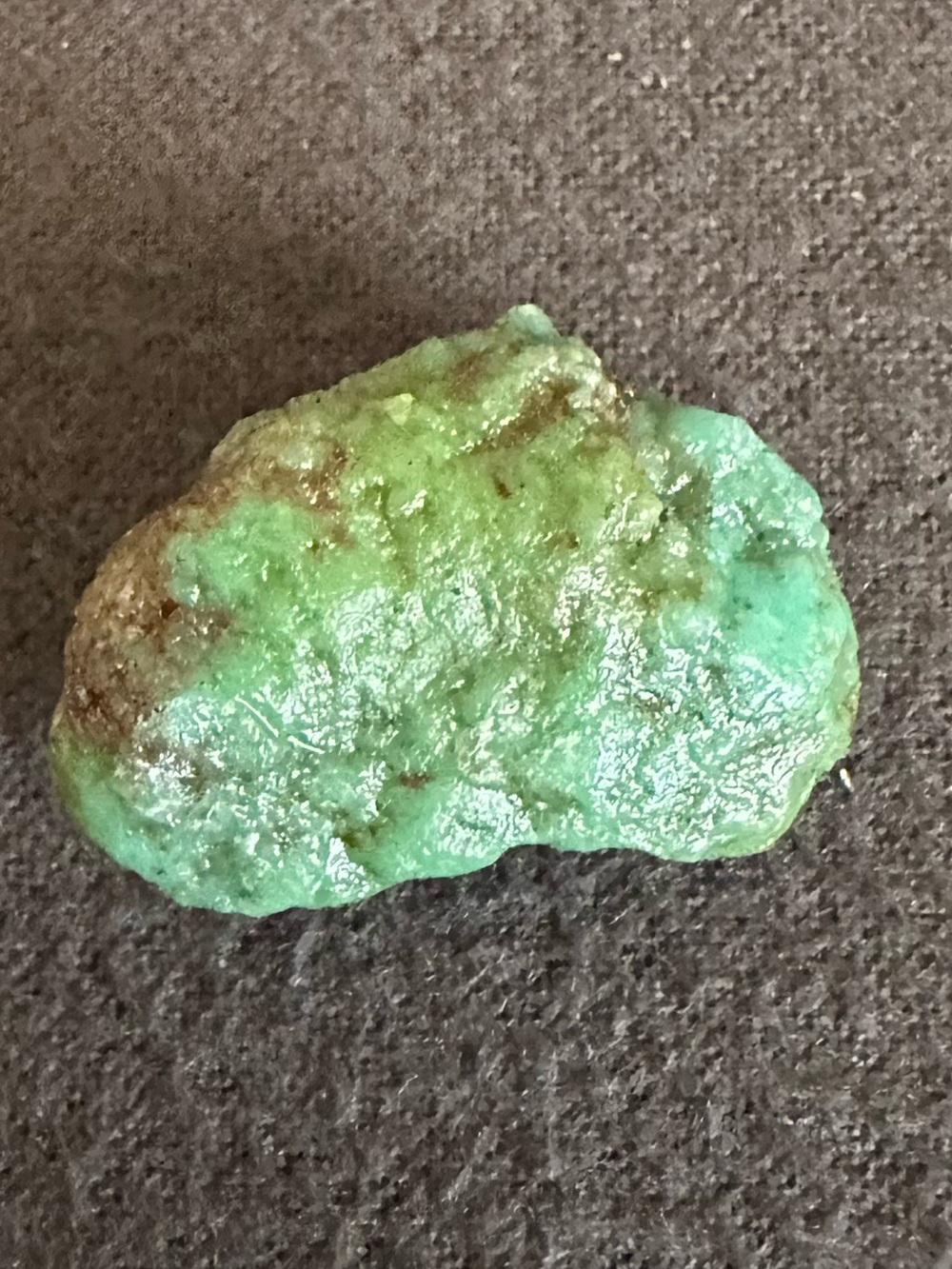 22ct Turquoise Nugget 4g High Hardness Rough Stone - Picture 2 of 8